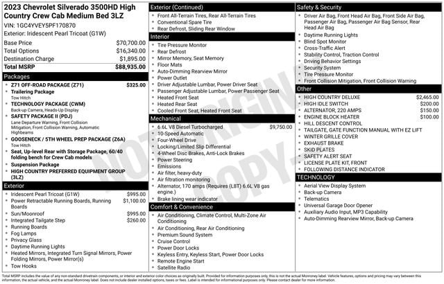 chevrolet silverado 3500hd 2023 1GC4YVEY5PF170870 image chevrolet silverado 3500hd 2023 1GC4YVEY5PF170870 image